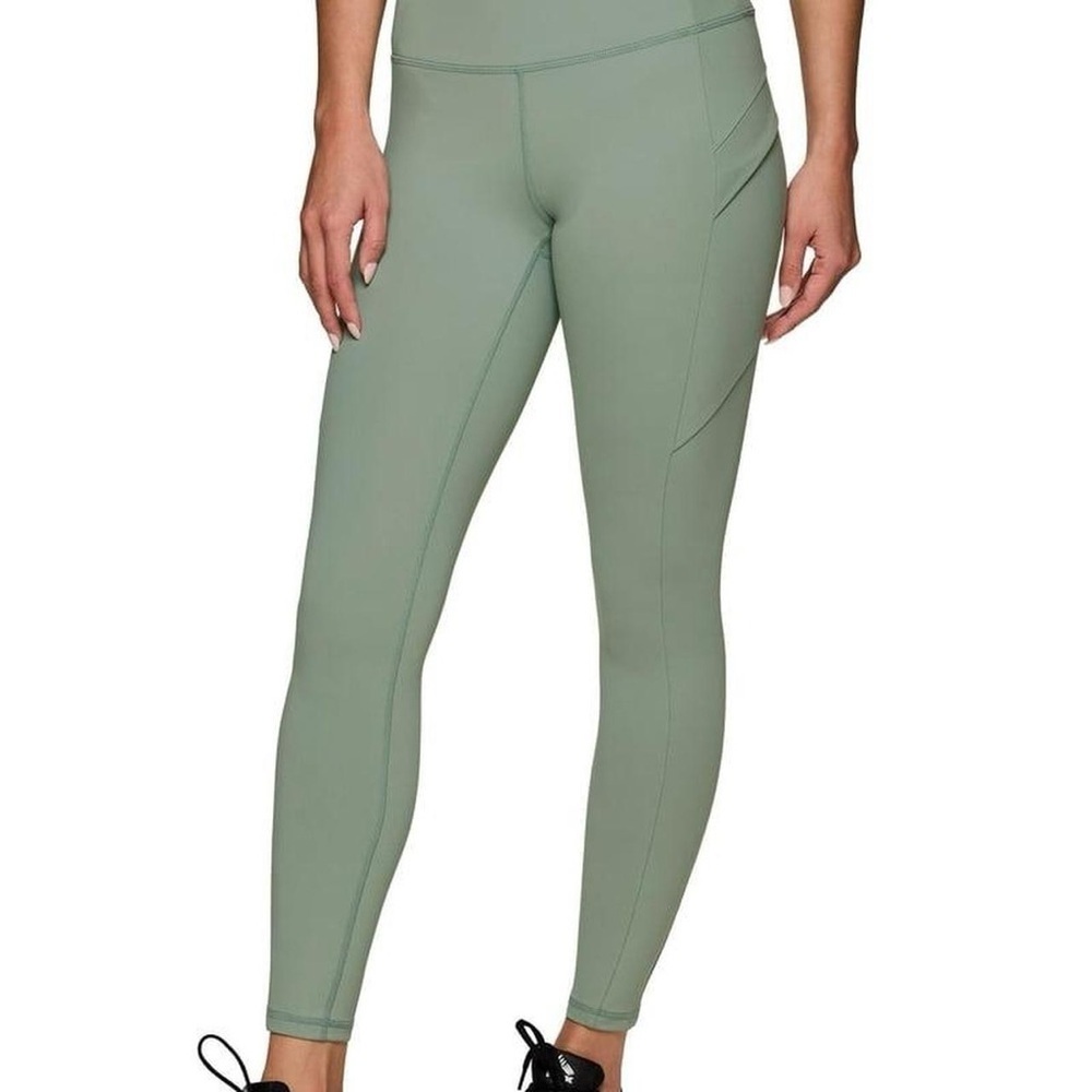 NWOT avalanche Green high-waisted leggings with side pockets sz s